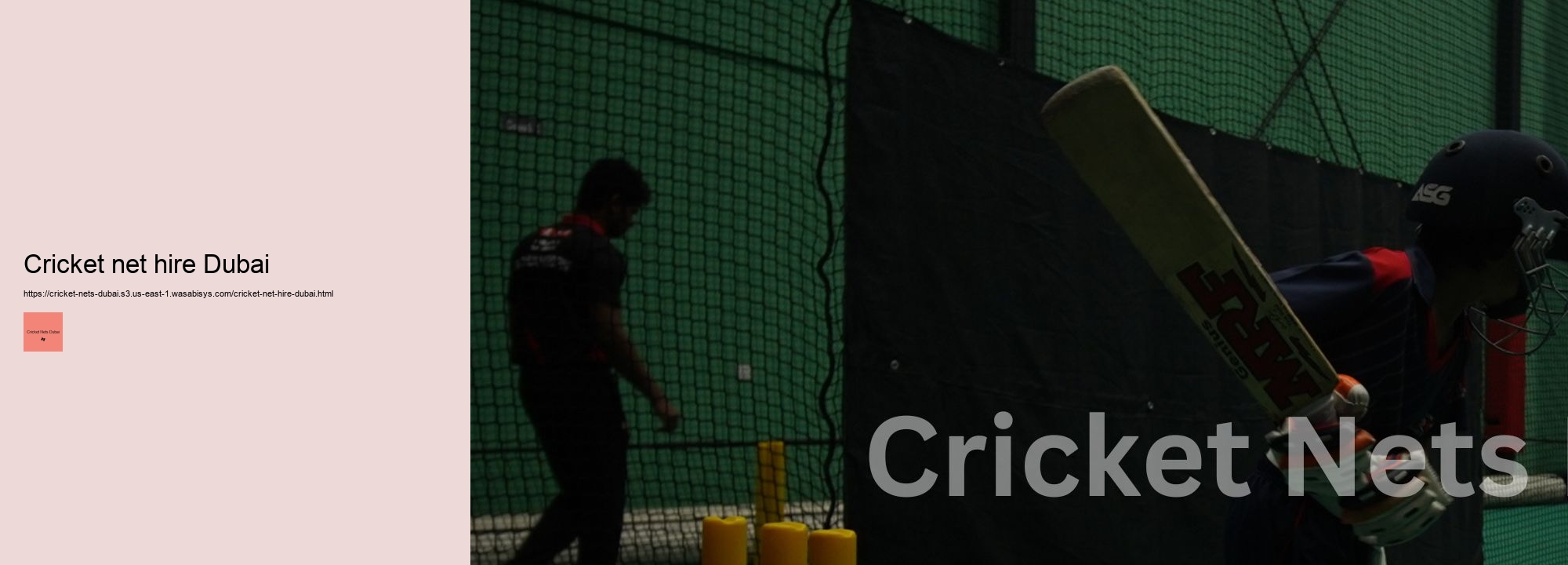 Cricket net hire Dubai